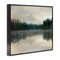 Stupell Industries Foggy Lake Forest Landscape Framed Giclee Art